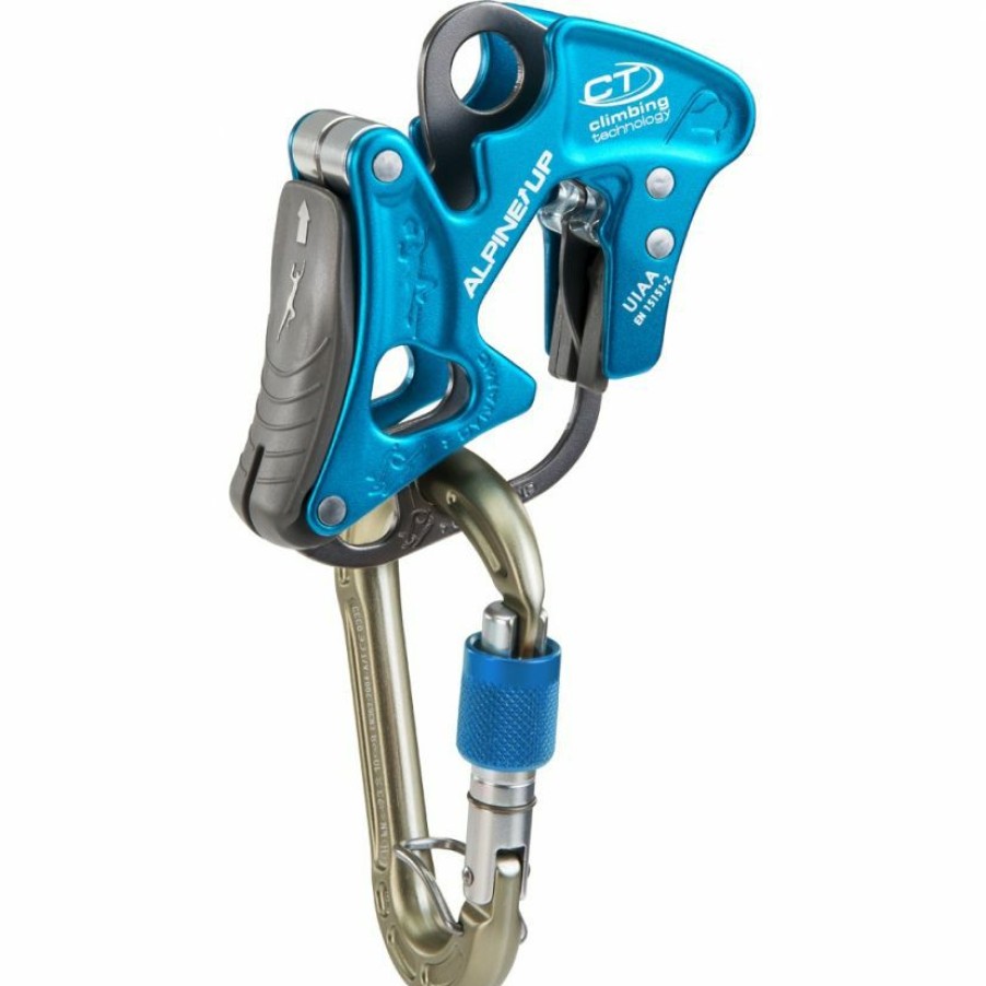 Climbing * | Ct Climbing Technology Alpine Up Belay Device Clearance Blue