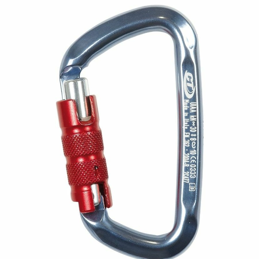 Climbing * | Ct Climbing Technology D-Shape Tg Triact-Lock Climbing Carabiner Attractive Model Polished