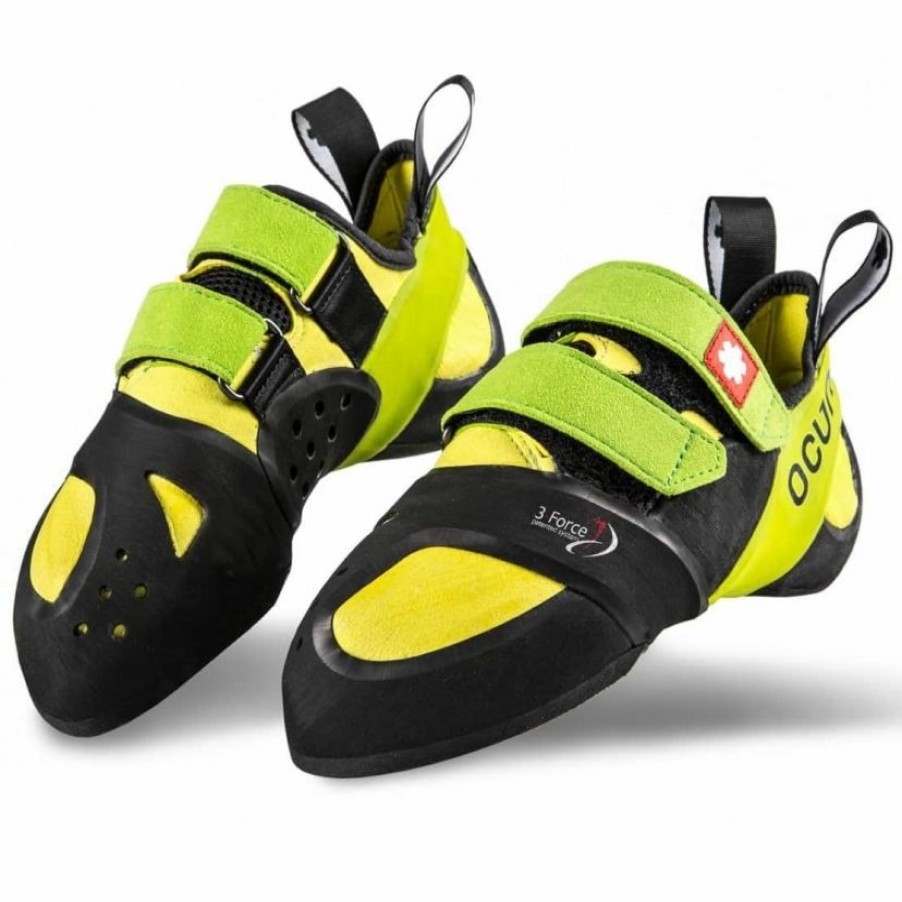 Footwear * | Ocun Ozone Plus Green Yellow Climbing Shoes Online Sales