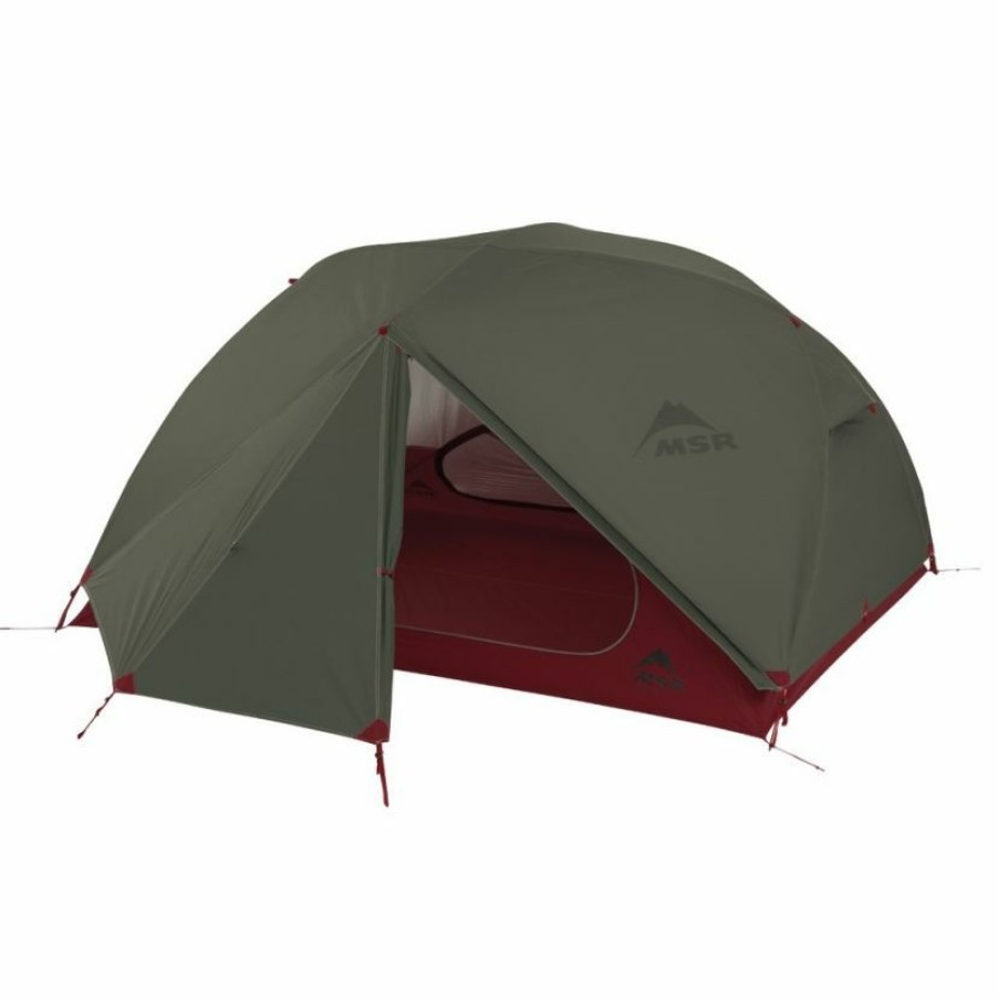 Trekking And Camping * | Msr Elixir 3 V2 Hiking Tent Absolute Quality Green