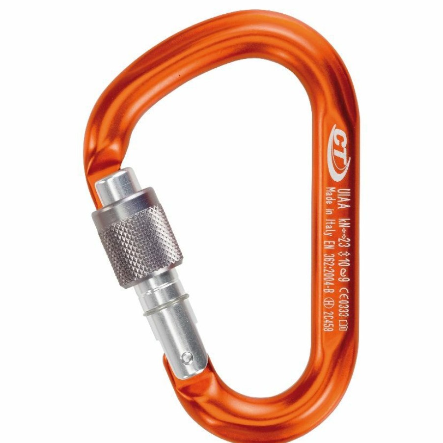 Climbing * | Ct Climbing Technology Snappy Sg Screw-Lock Climbing Carabiner Discounts Online