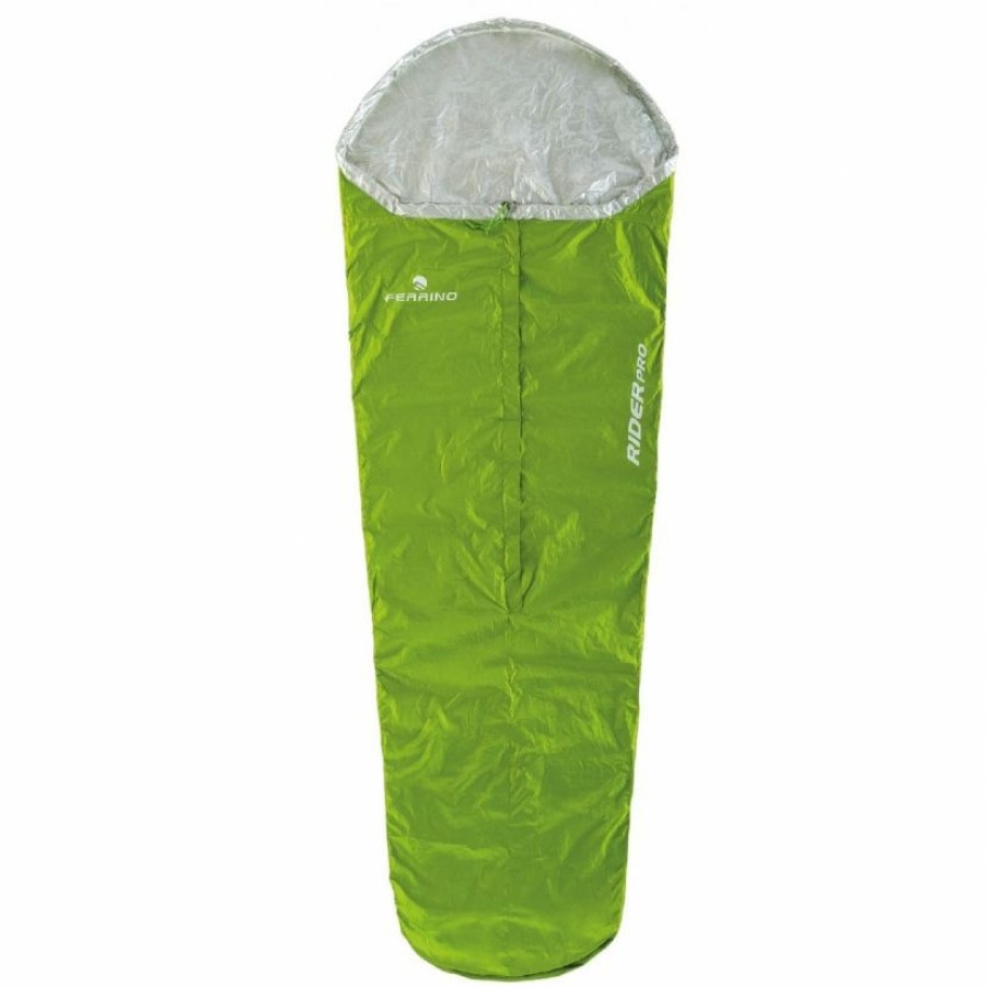 Trekking And Camping * | Ferrino Rider Pro Sleeping Bag Liner Exceptional Design Green