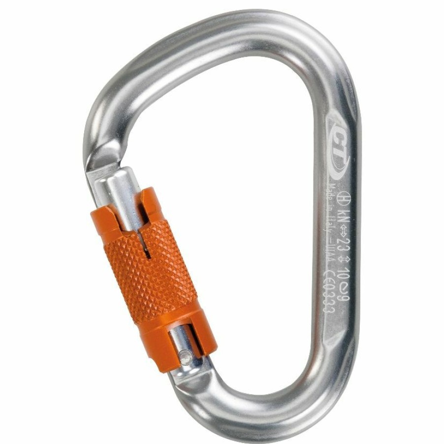 Climbing * | Ct Climbing Technology Snappy Wg Twist-Lock Climbing Carabiner Clearance