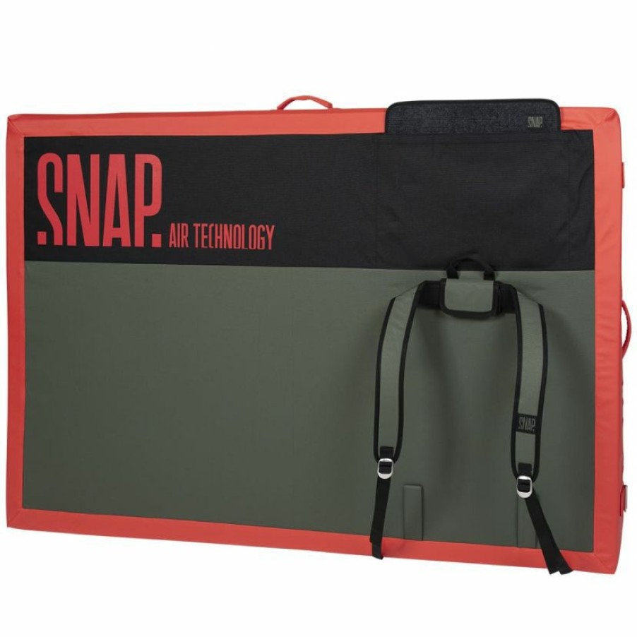 Climbing * | Fire Sale Snap Snapclimbing Wham Crash Pad Climbing Bouldering Dark Khaki