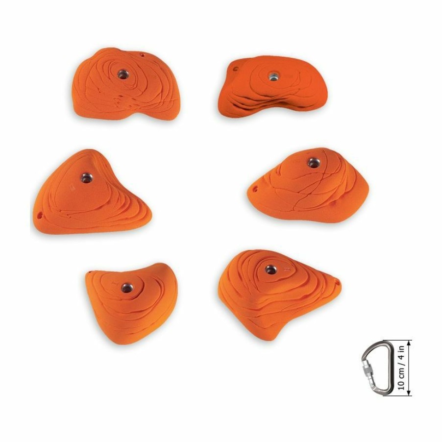 Climbing * | Free Delivery Hrt Atlantis 2 6 Climbing Holds Traffic Red