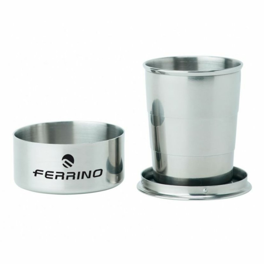 Trekking And Camping * | Ferrino Steel Folding Glass Absolute Quality Grey