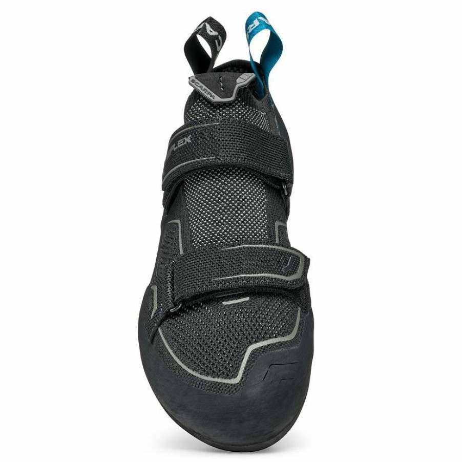 Footwear * | Scarpa Reflex V Black/Gray Climbing Shoes Reduced Price