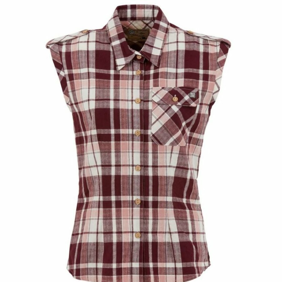 Clothing * | E9 Enove Fiore Women'S Shirt Reasonable Price Magenta Check