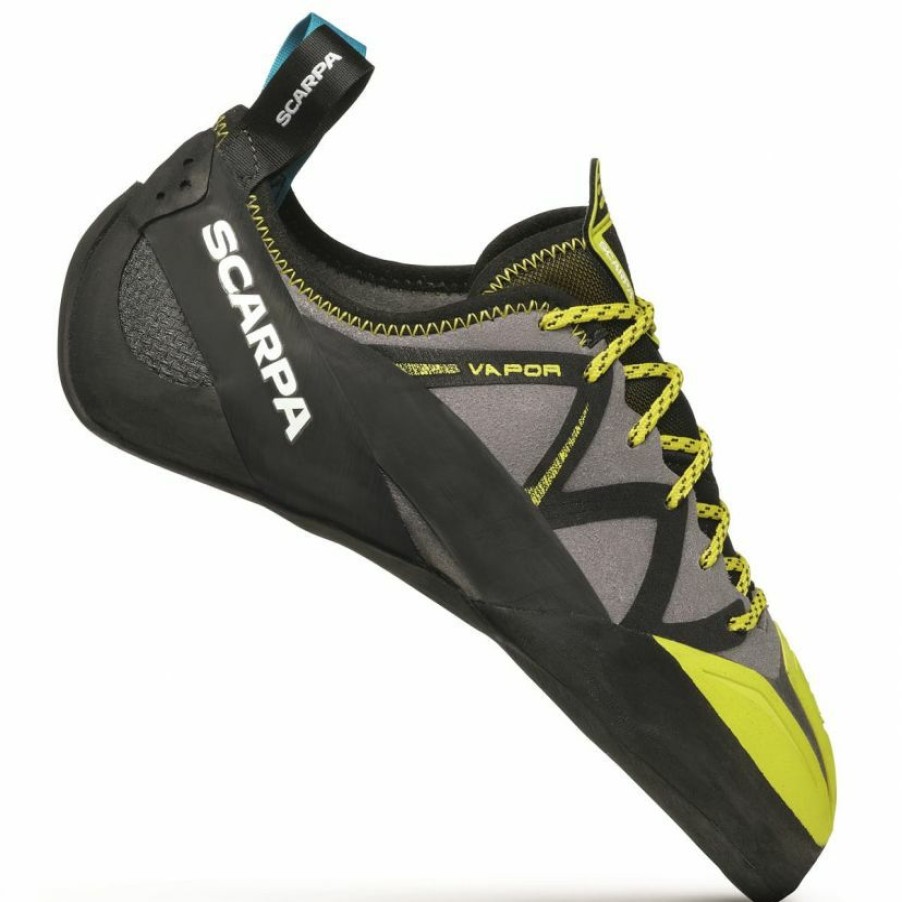 Footwear * | Scarpa Vapor Smoke/Yellow Climbing Shoes 30%-70% Off