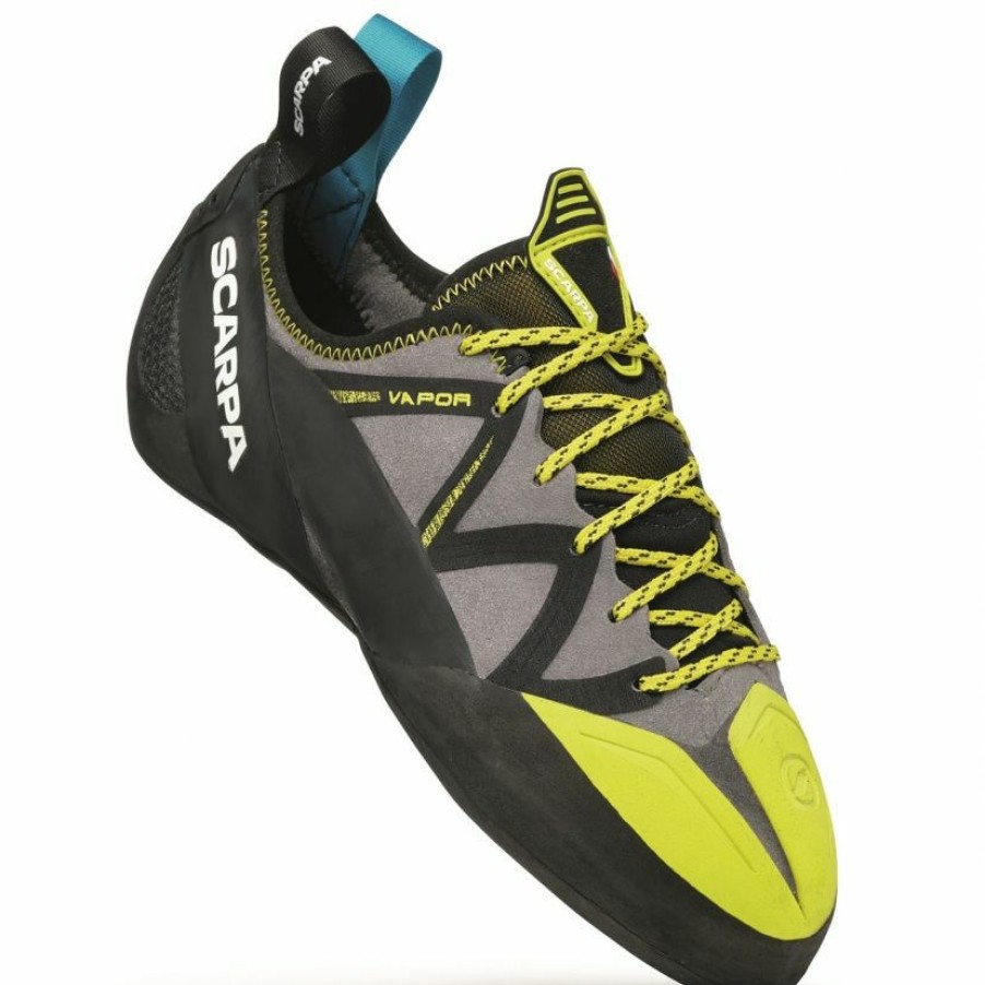 Footwear * | Scarpa Vapor Smoke/Yellow Climbing Shoes 30%-70% Off