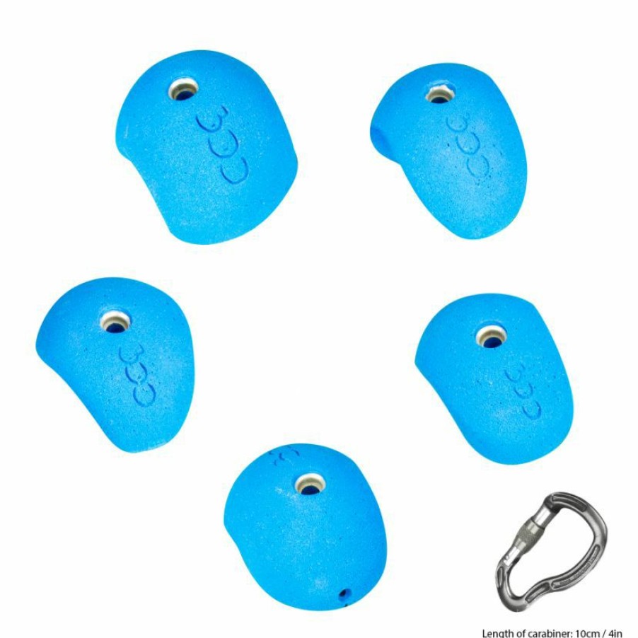 Climbing * | 300 Holds Pinches X L 2 5 Climbing Holds Absolute Quality Sky Blue