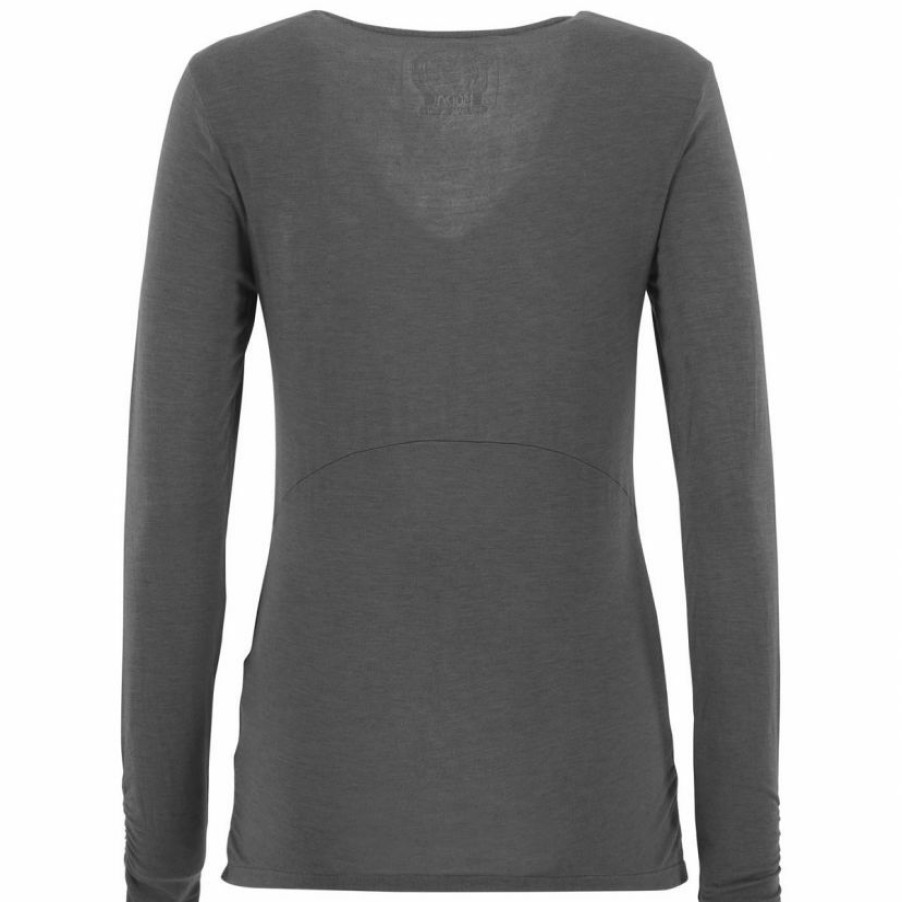 Clothing * | E9 Enove Lia 2 Women'S Long-Sleeved T-Shirt New Products Steel