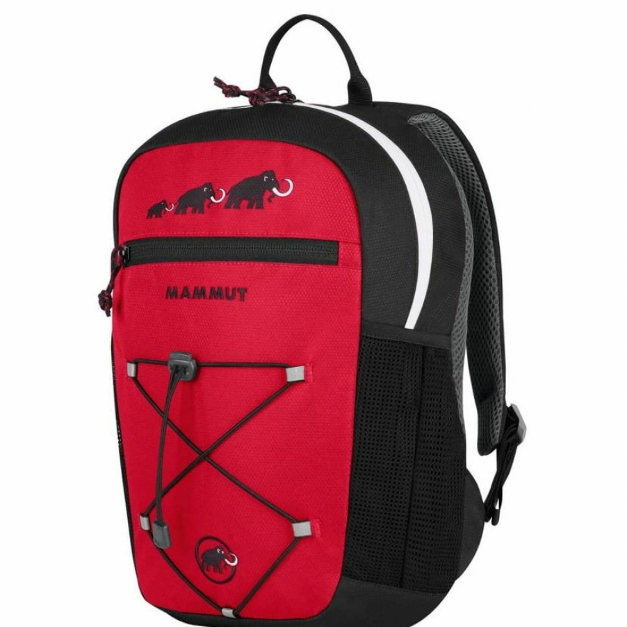 Trekking And Camping * | Mammut First Zip Kids' Trekking Backpack Cheaper Black/Inferno