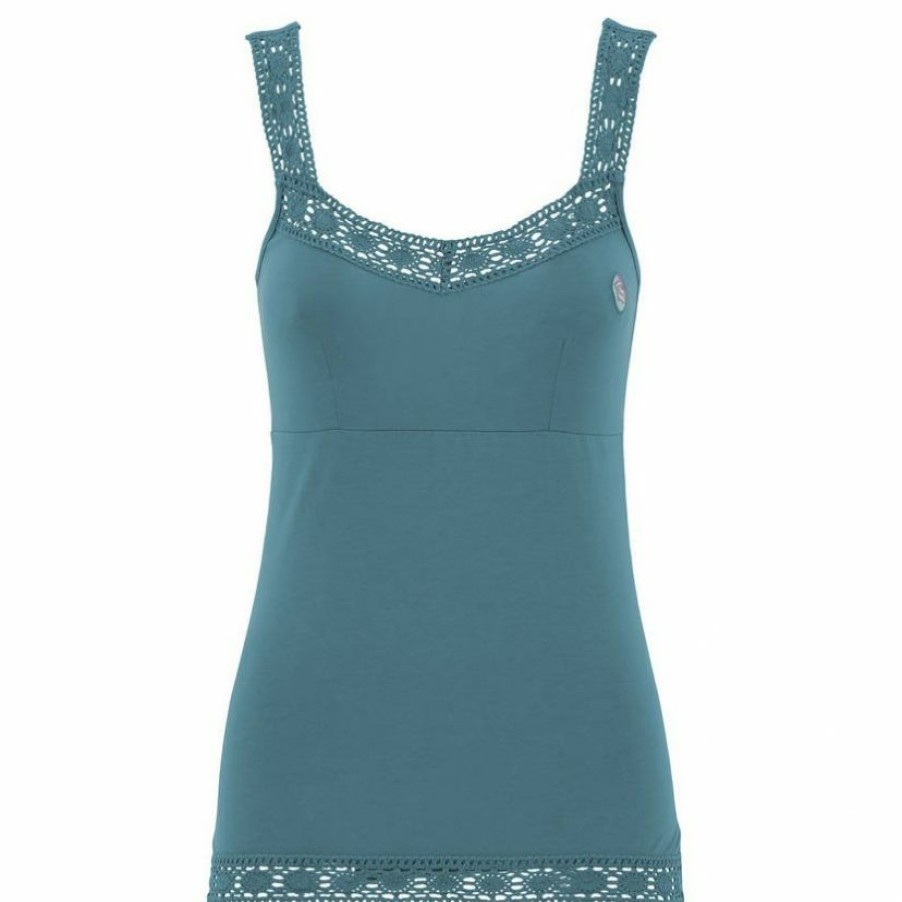 Clothing * | E9 Enove Katy Women'S Vest Top Absolute Quality Green Lake