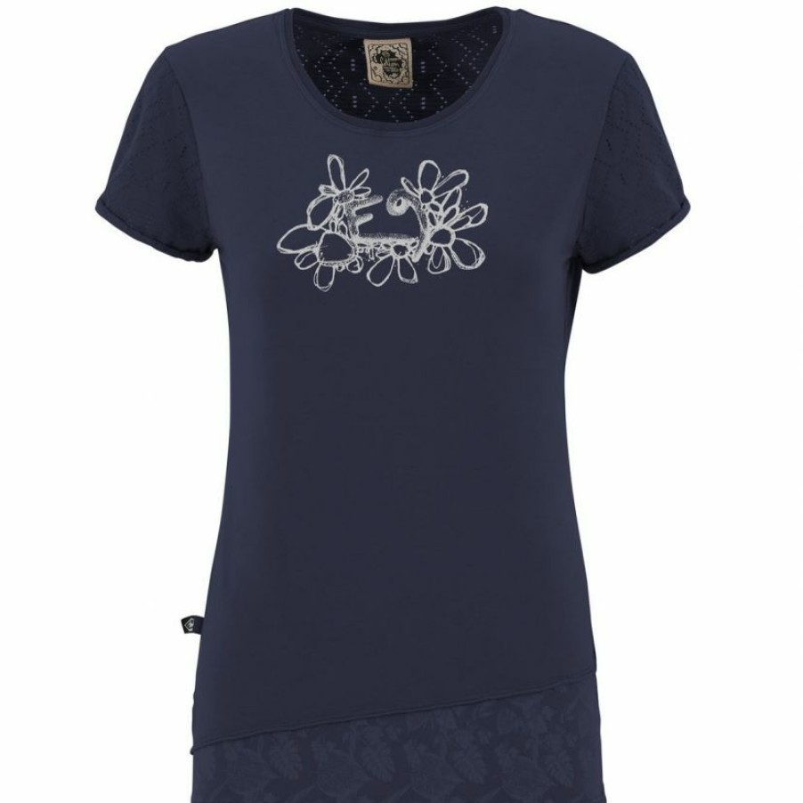 Clothing * | E9 Enove Bonny Women'S T-Shirt The Best Choice Ocean Blue