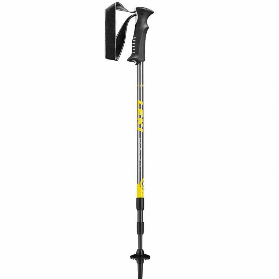 Trekking And Camping * | Leki Dolomit Lite Telescopic Trekking Poles Attractive Model Gunmetal/Tangerine