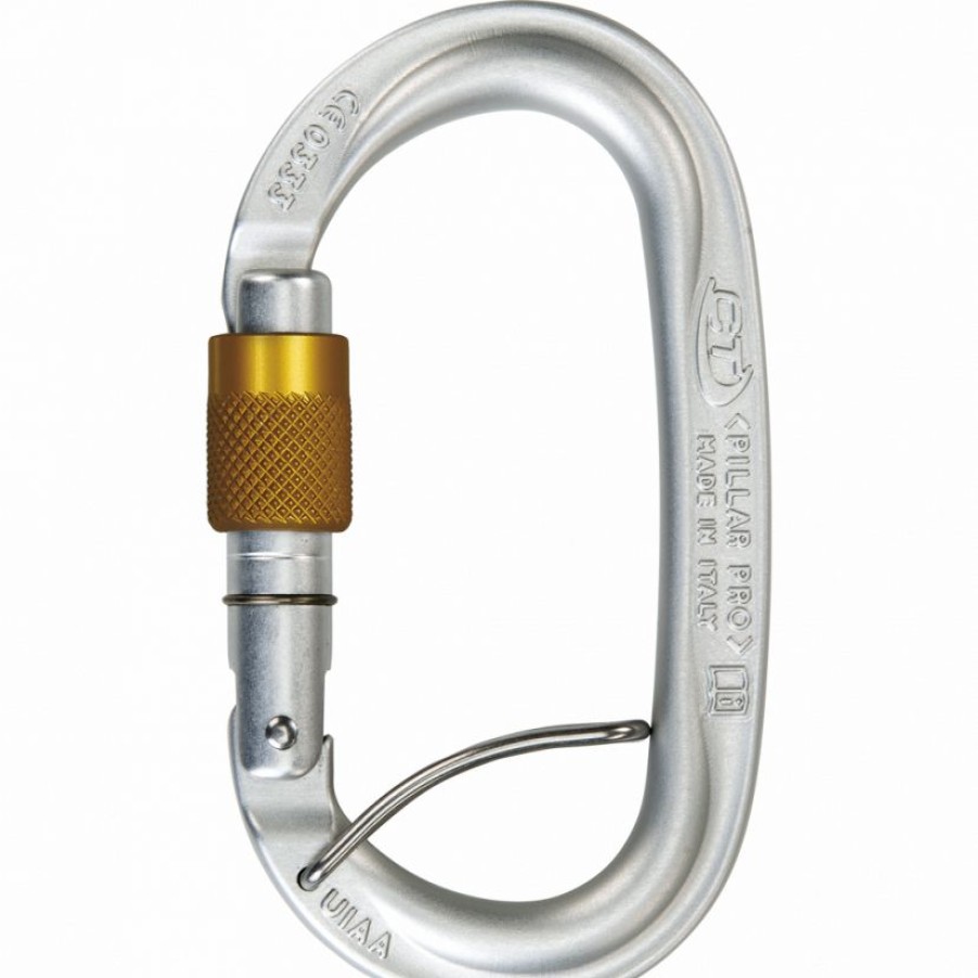 Climbing * | Ct Climbing Technology Pillar Pro Sgl Oval Screw-Lock Climbing Carabiner Limit Offer