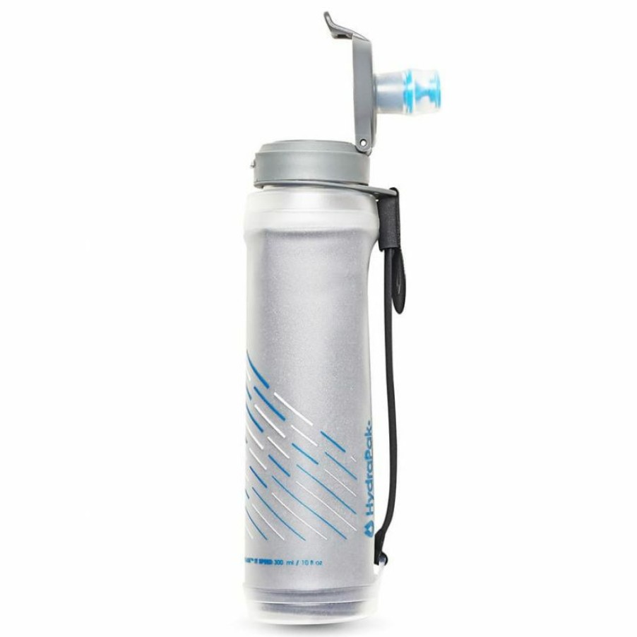 Trekking And Camping * | Hydrapak Skyflask Speed 350Ml Insulated Soft Bottle New Arrivals Grey