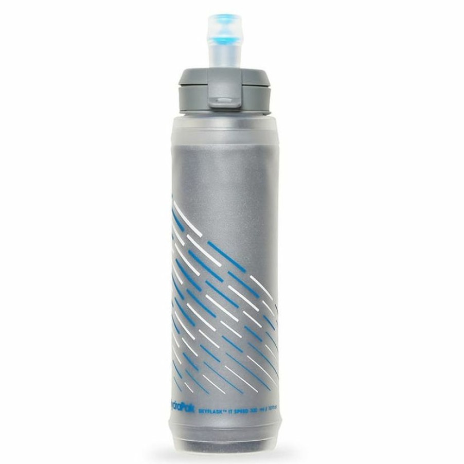 Trekking And Camping * | Hydrapak Skyflask Speed 350Ml Insulated Soft Bottle New Arrivals Grey