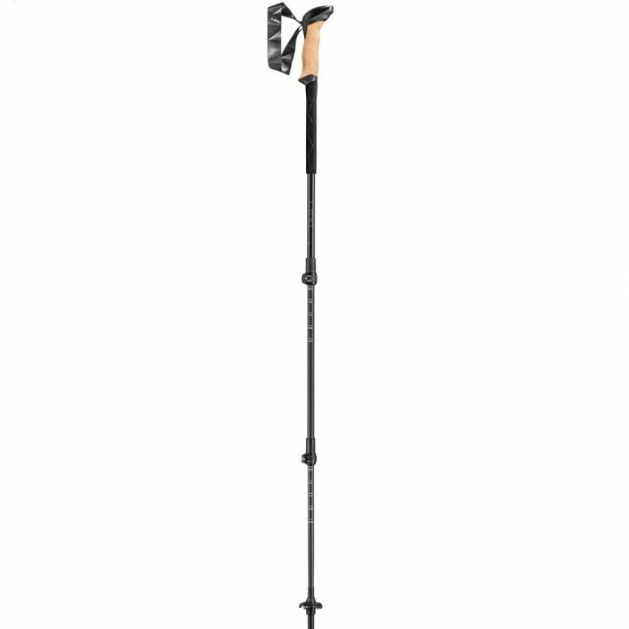 Trekking And Camping * | Leki Black Carbon Series Pair Of Trekking Poles Exceptional Design