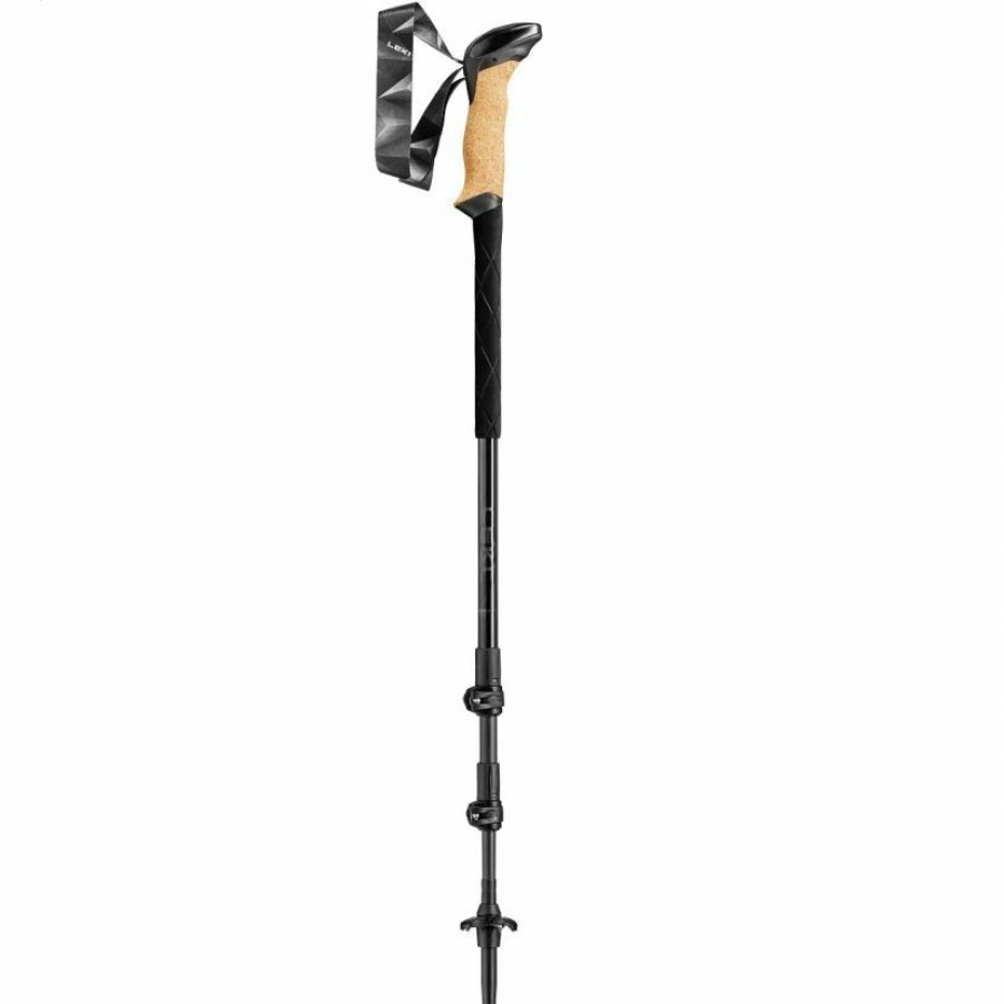 Trekking And Camping * | Leki Black Carbon Series Pair Of Trekking Poles Exceptional Design