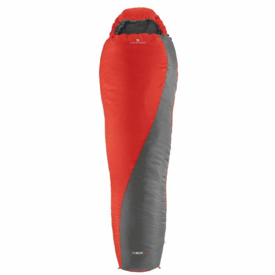 Trekking And Camping * | Ferrino Yukon Pro Lady Sleeping Bag Best Price Red/Grey