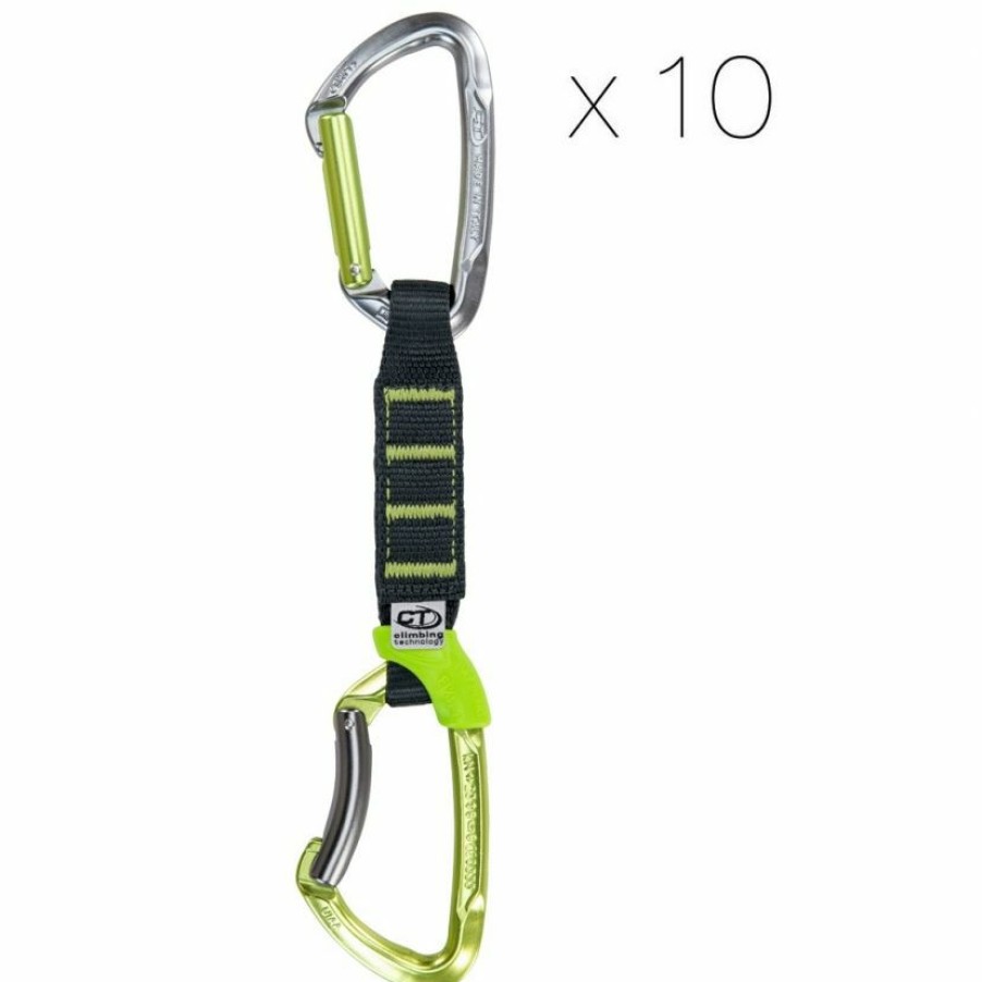 Climbing * | Ct Climbing Technology Lime Ny Pro 10-Pack Climbing Quickdraws Absolute Quality