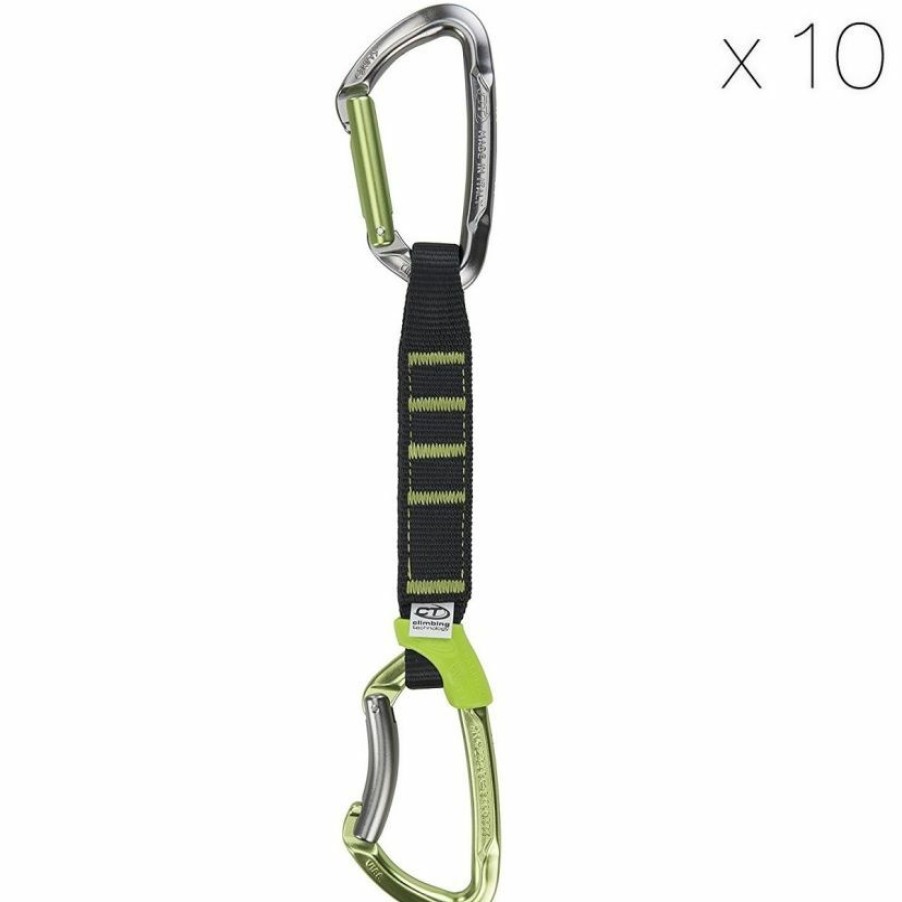 Climbing * | Ct Climbing Technology Lime Ny Pro 10-Pack Climbing Quickdraws Absolute Quality