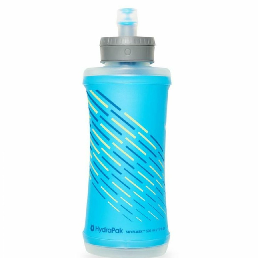 Trekking And Camping * | Hydrapak Skyflask 500Ml Soft Bottle Exceptional Design Malibue Blue