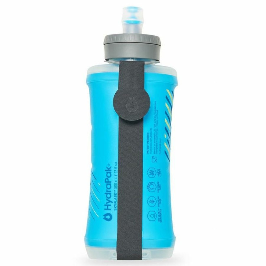 Trekking And Camping * | Hydrapak Skyflask 500Ml Soft Bottle Exceptional Design Malibue Blue