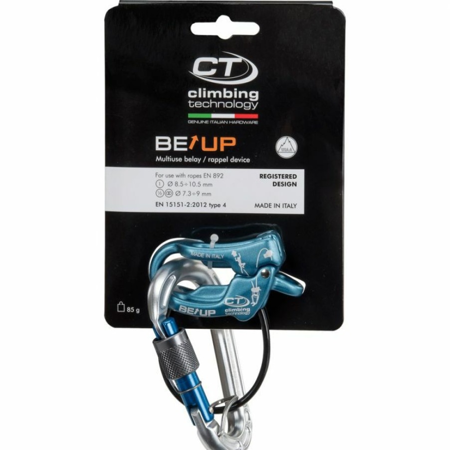 Climbing * | Ct Climbing Technology Be Up Kit Belay Device + Carabiner Clearance