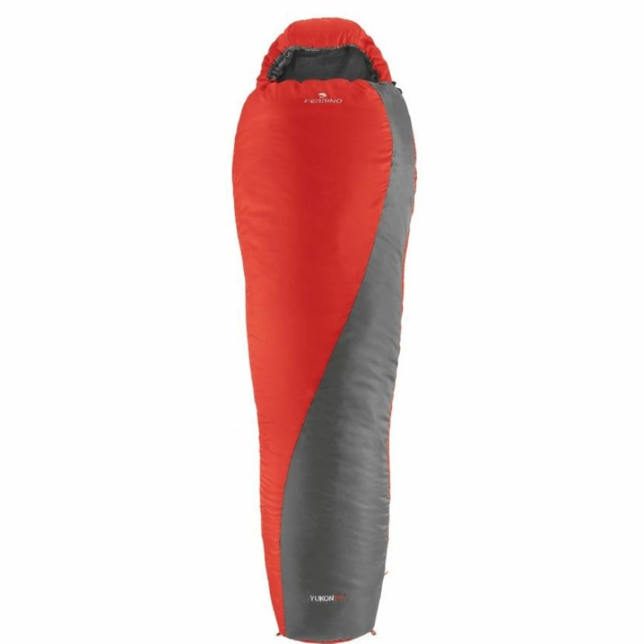 Trekking And Camping * | Ferrino Yukon Pro Sleeping Bag Tendy Style Orange/Grey