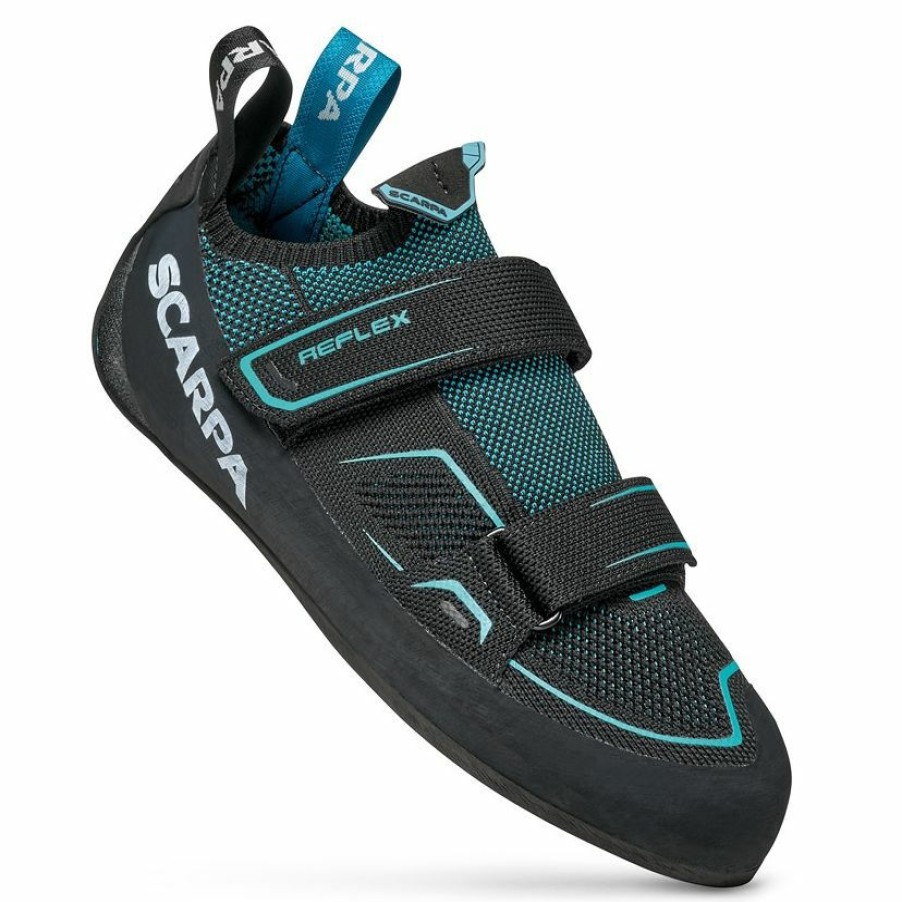 Footwear * | Scarpa Reflex V Wmn Black/Ceramic Climbing Shoes Reduced Price