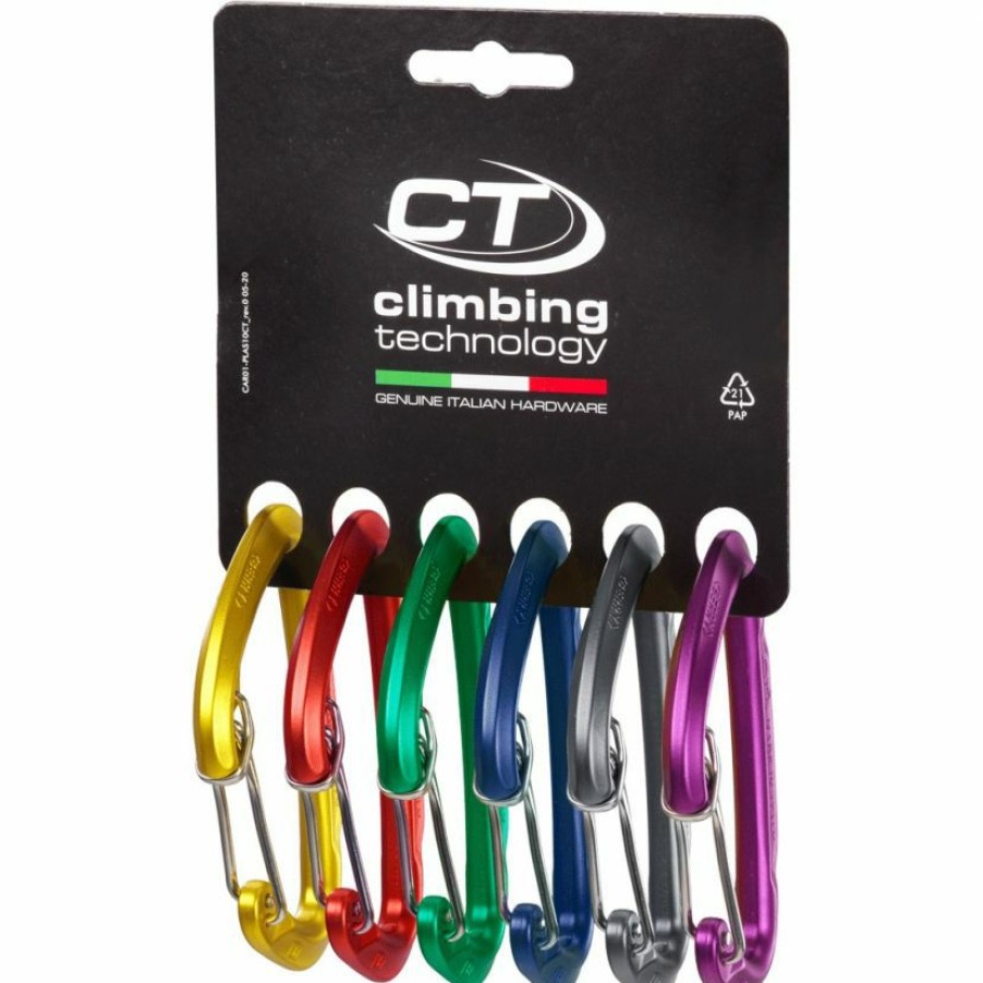 Climbing * | Ct Climbing Technology Berry W Pack 6-Pack Climbing Carabiner Attractive Model