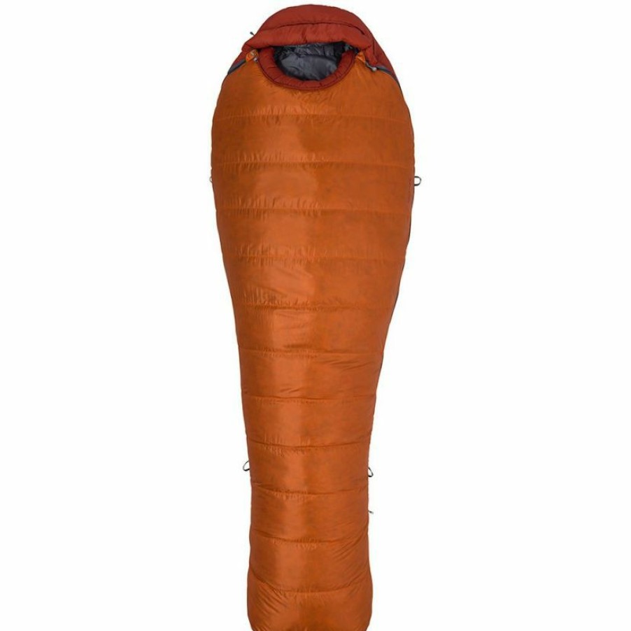 Trekking And Camping * | Marmot Micron 0 Sleeping Bag Best Price Tangelo/Auburn