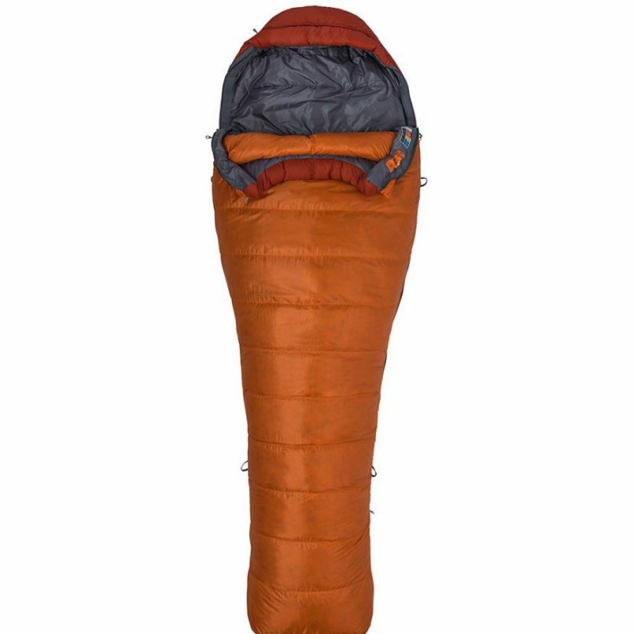 Trekking And Camping * | Marmot Micron 0 Sleeping Bag Best Price Tangelo/Auburn