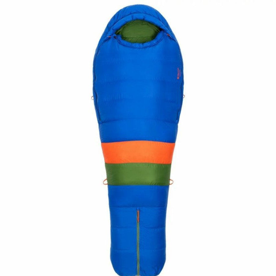 Trekking And Camping * | Marmot Sawtooth Regular Sleeping Bag 30%-70% Off Dark Azure/Foliage