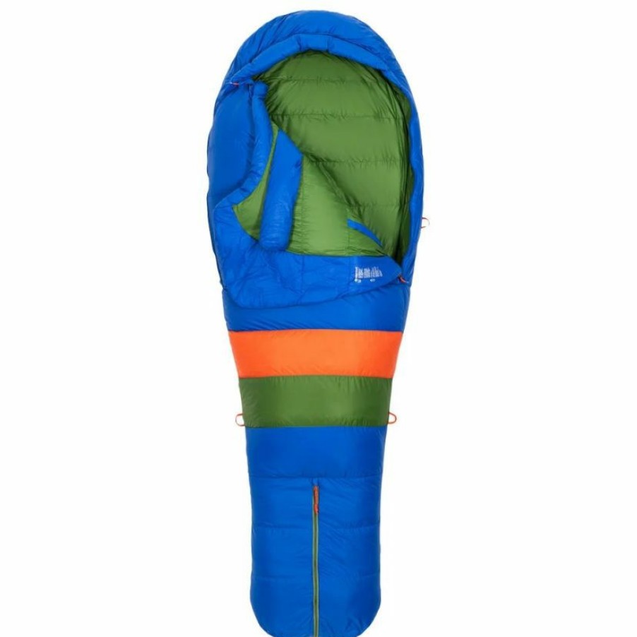 Trekking And Camping * | Marmot Sawtooth Regular Sleeping Bag 30%-70% Off Dark Azure/Foliage