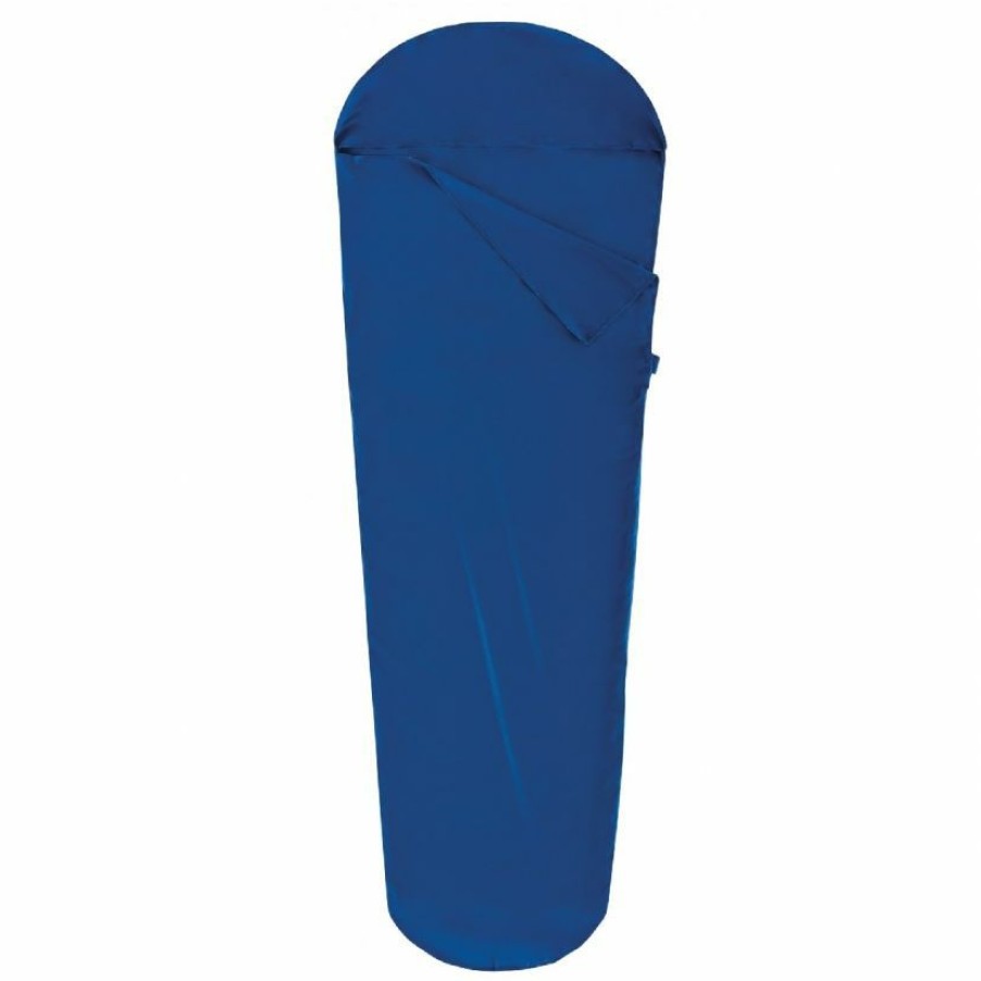 Trekking And Camping * | Ferrino Pro Liner Mummy Sleeping Bag Liner Unbeatable Price Blue