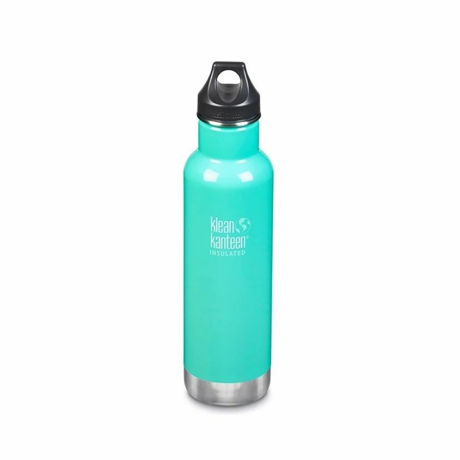 Trekking And Camping * | Klean Kanteen Classic Vacuum Insulated Loop Cap 592 Ml Stainless Steel Water Bottle Exceptional Design