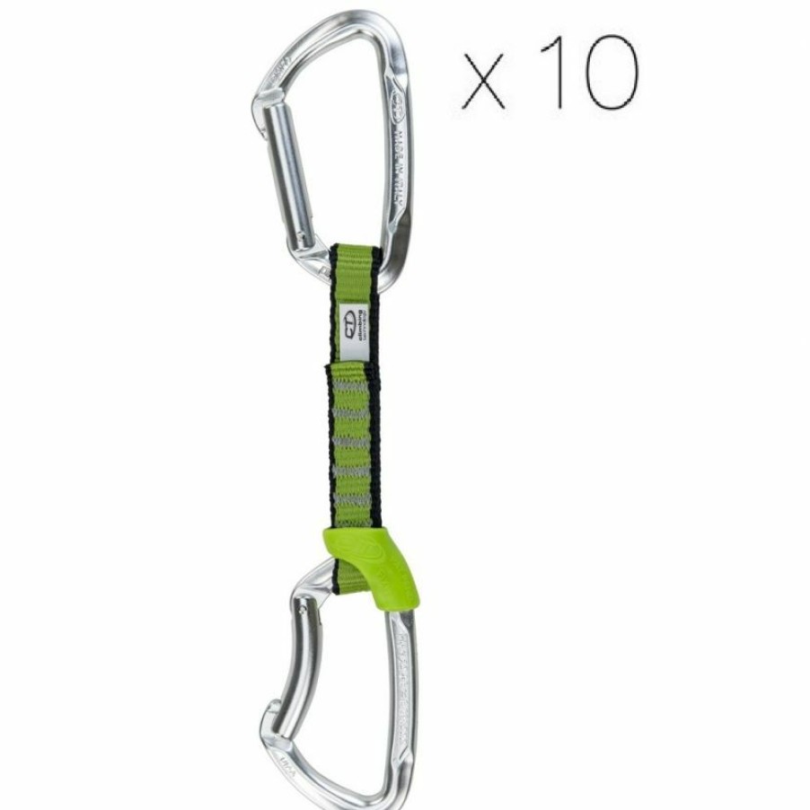 Climbing * | Ct Climbing Technology Lime Ny 10-Pack Climbing Quickdraws Exceptional Design