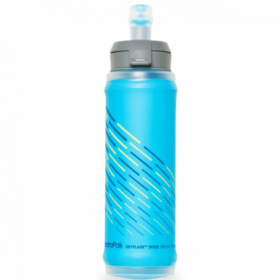 Trekking And Camping * | Hydrapak Skyflask Speed 350 Ml Soft Water Bottle Exceptional Design Malibue Blue