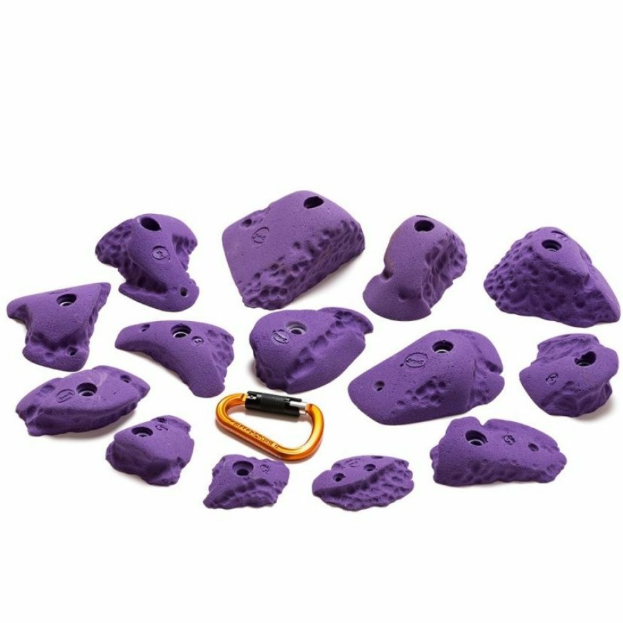 Climbing * | Quick Delivery Smog Mixed Set 14 14 Climbing Holds