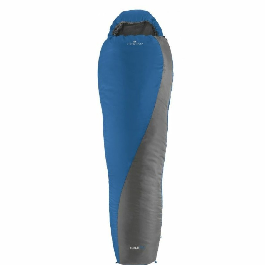 Trekking And Camping * | Ferrino Yukon Plus Sleeping Bag Exactly Discount Blue/Grey