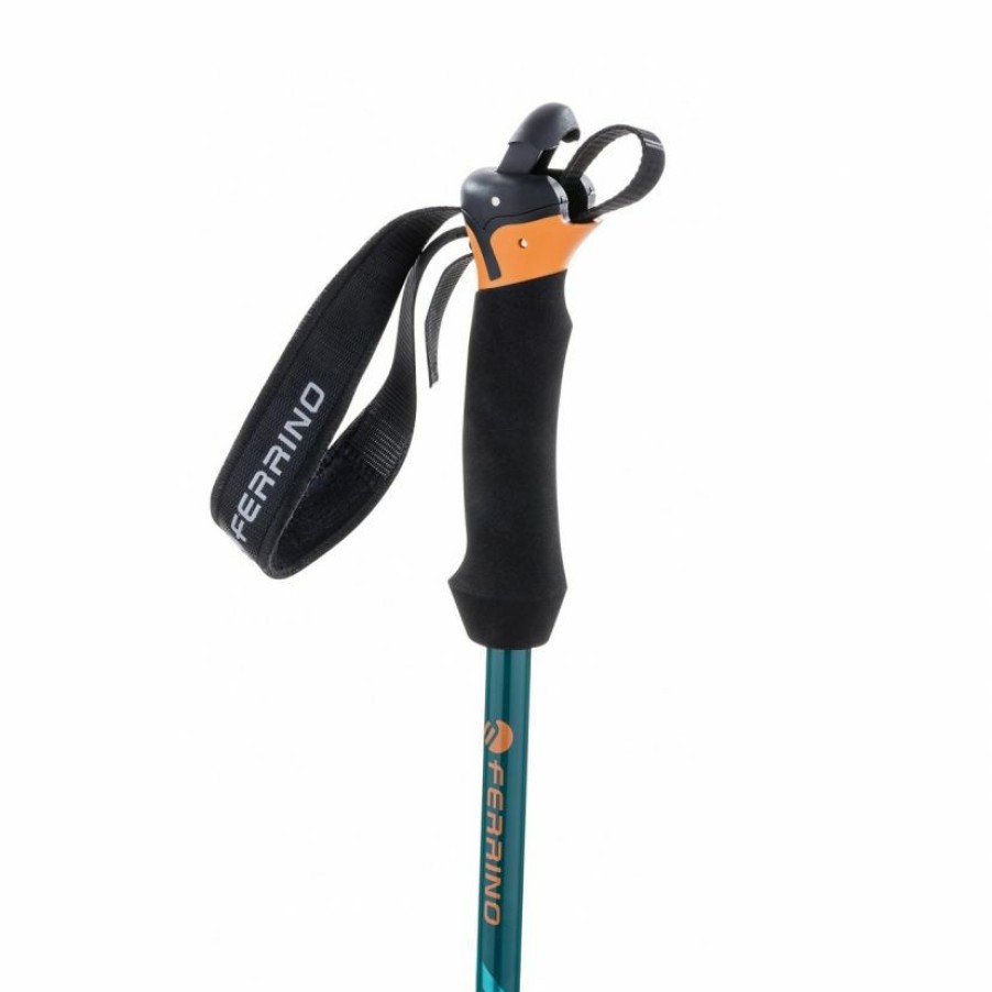 Trekking And Camping * | Ferrino Ultar Pair Of Trekking Poles Exceptional Design Light Blue