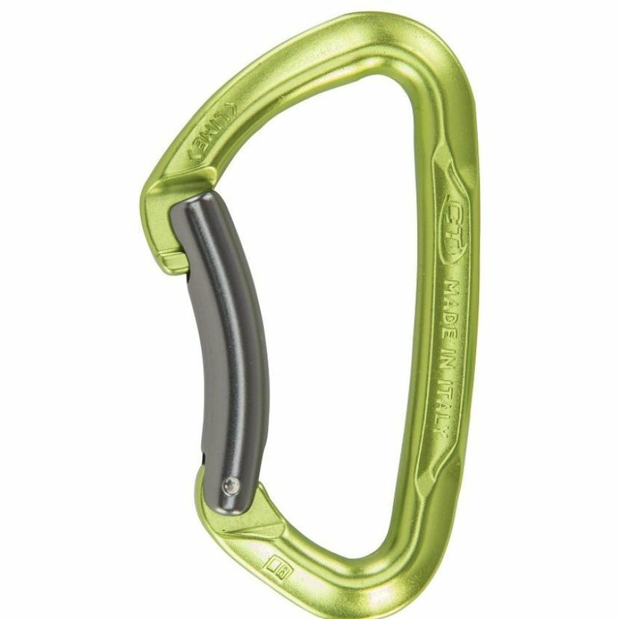 Climbing * | Ct Climbing Technology Lime B Climbing Carabiner With Bent Gate New Models