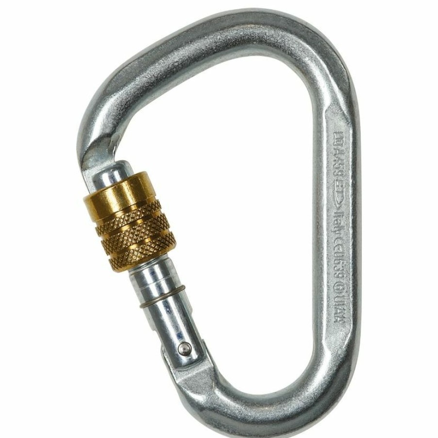 Climbing * | Ct Climbing Technology Snappy Steel Sg Screw-Lock Climbing Carabiner Online Sales