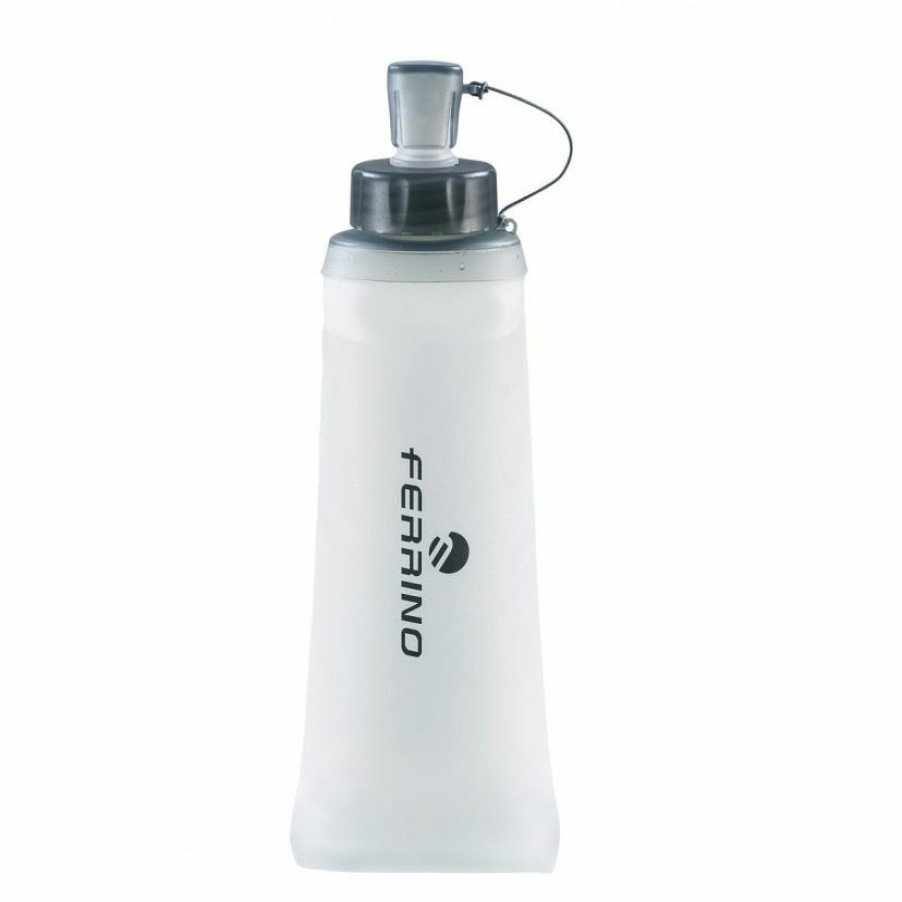 Trekking And Camping * | Ferrino Soft Flask 500 Ml Soft Water Bottle Limited Edition White