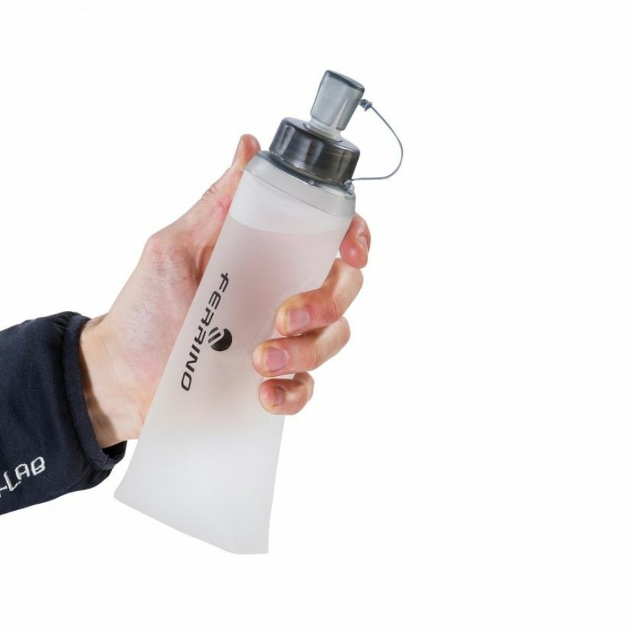 Trekking And Camping * | Ferrino Soft Flask 500 Ml Soft Water Bottle Limited Edition White